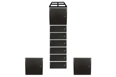 Ihos DILOS System 3 Aktiv Line Array Bundle Set mit 6 Tops und 3 Subs