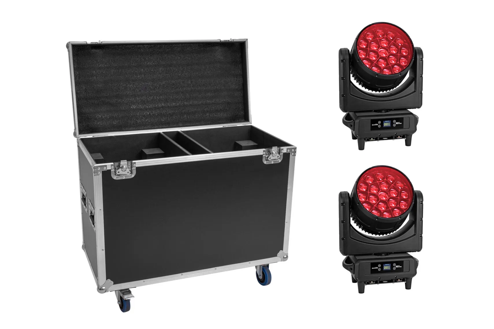 Eurolite Set 2x LED IP TMH-H760 inkl. Case