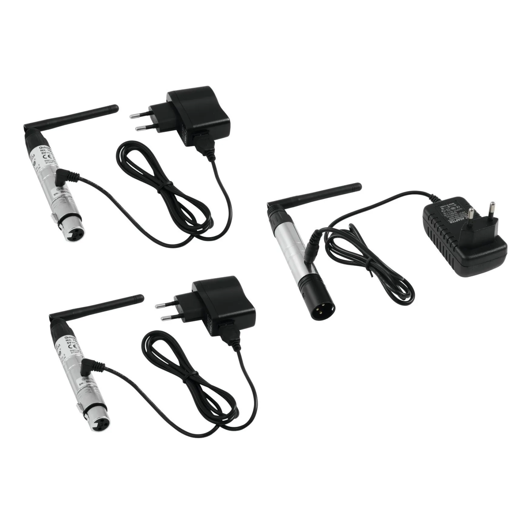 Eurolite Set QuickDMX 1x Sender + 2x Empfänger