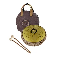 Meinl Sonic Energy Medium Octave Steel Tongue Drum 10" Gold