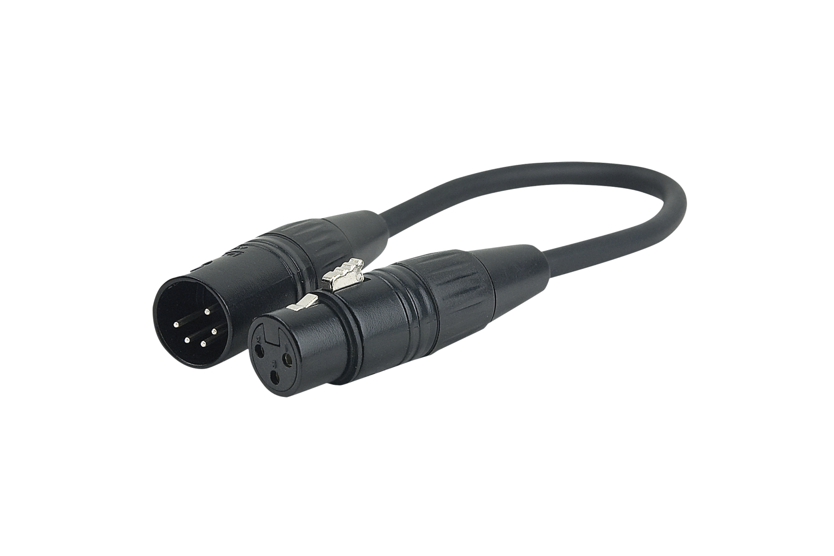 DAP FLA36 DMX-XLR-Adapter 5-pol male / 3-pol female