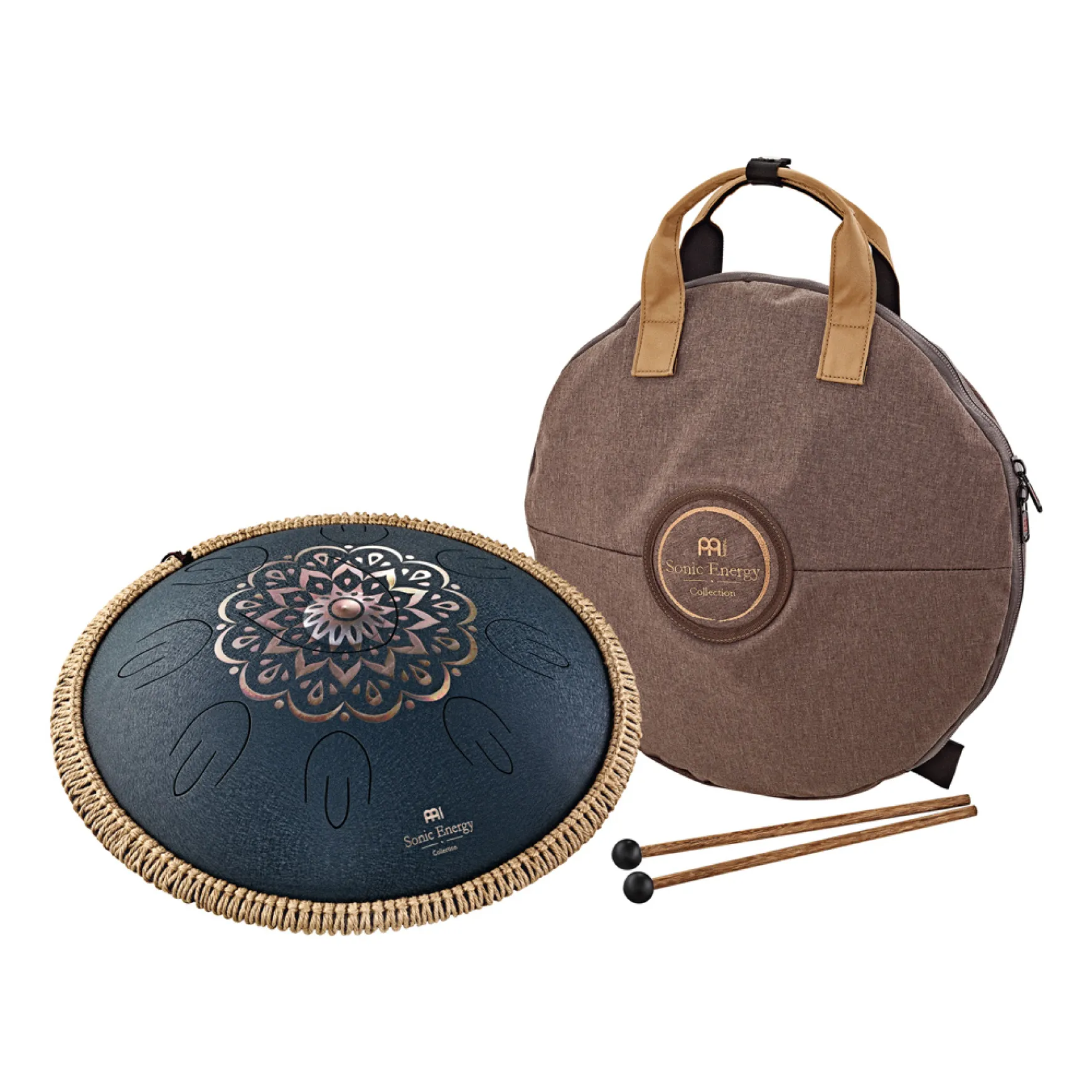 Meinl OSTD2NBE Sonic Energy Octave Steel Tongue Drum Marineblau