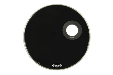 Evans 20" E-Mad Reso Bass Drum BK