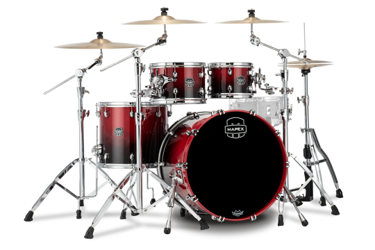 Mapex Saturn Stage Shellset Scarlet Fade RQ