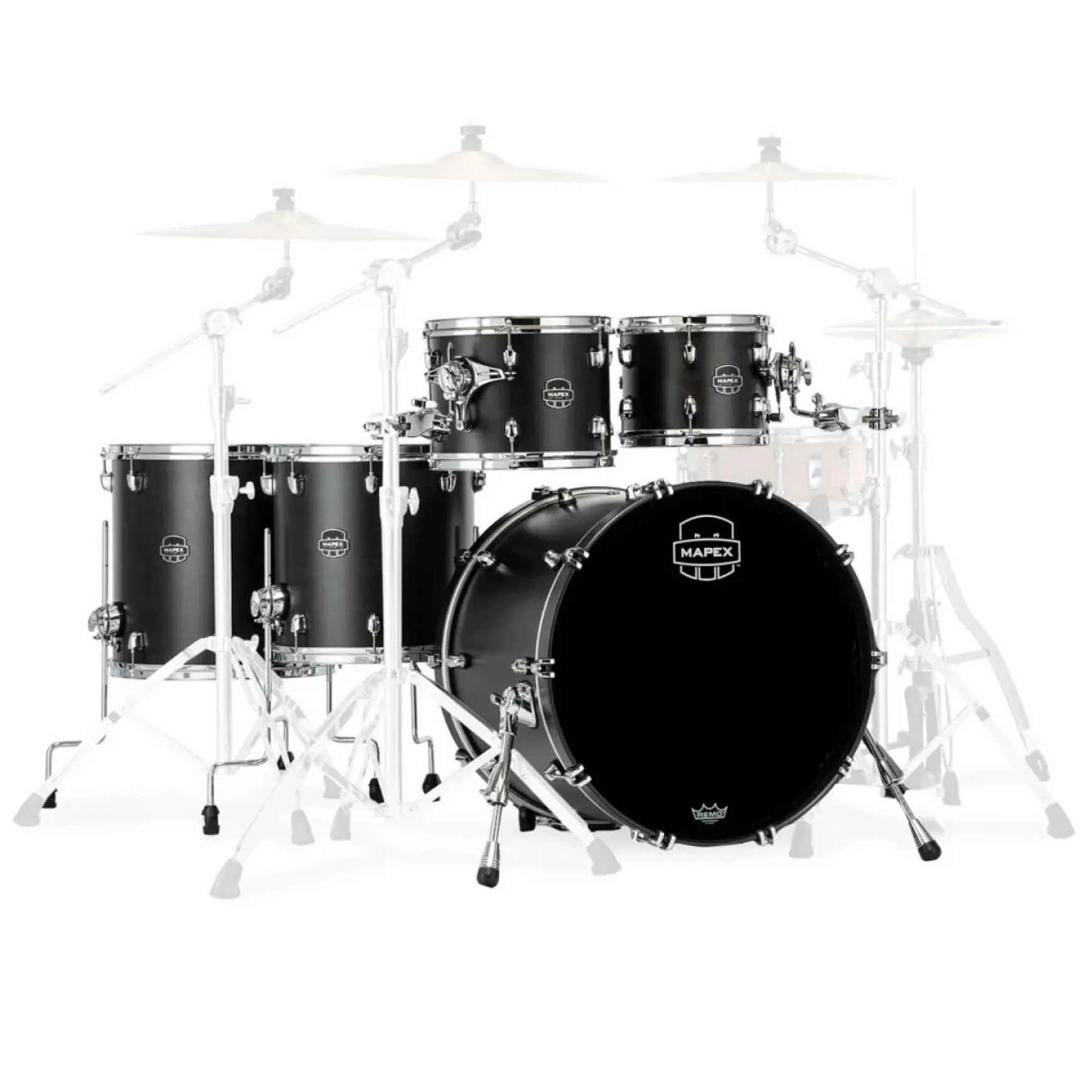 Mapex Saturn Studioease Shellset Satin Black FB B-Ware