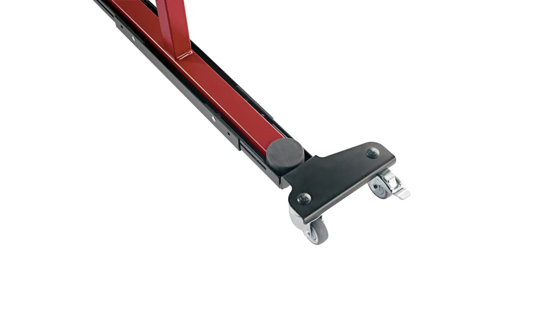 K&M 18806 Rollschlitten für Keyboardständer schwarz
