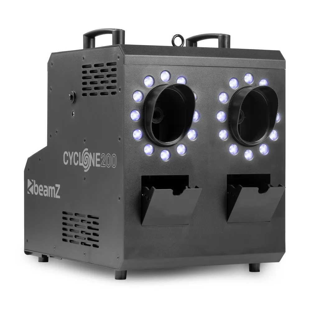 beamZ Cyclone200 Smoke & Bubble Machine with RGBW LEDs