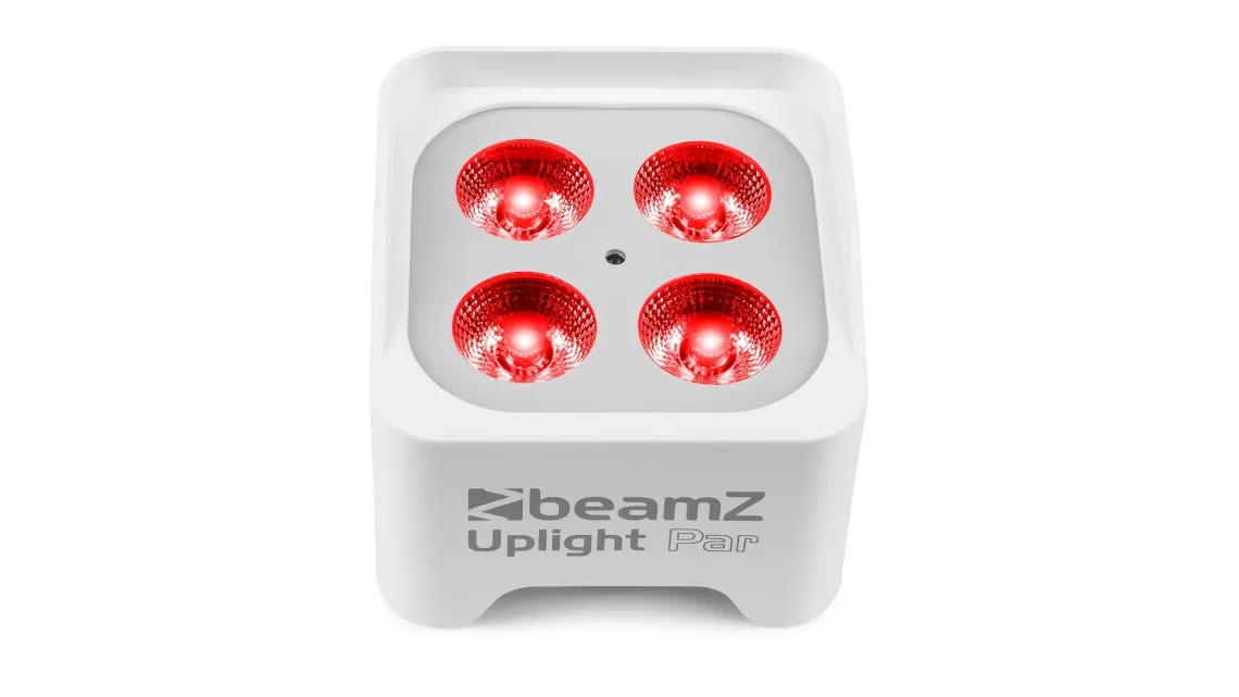 beamZ BBP90W Batterie-Scheinwerfer PAR 4 x 4W Weiß