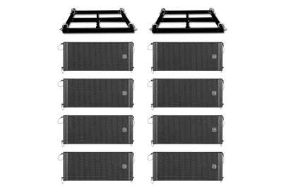 Wharfedale Pro WLA-210XP Line Array Base Bundle Set