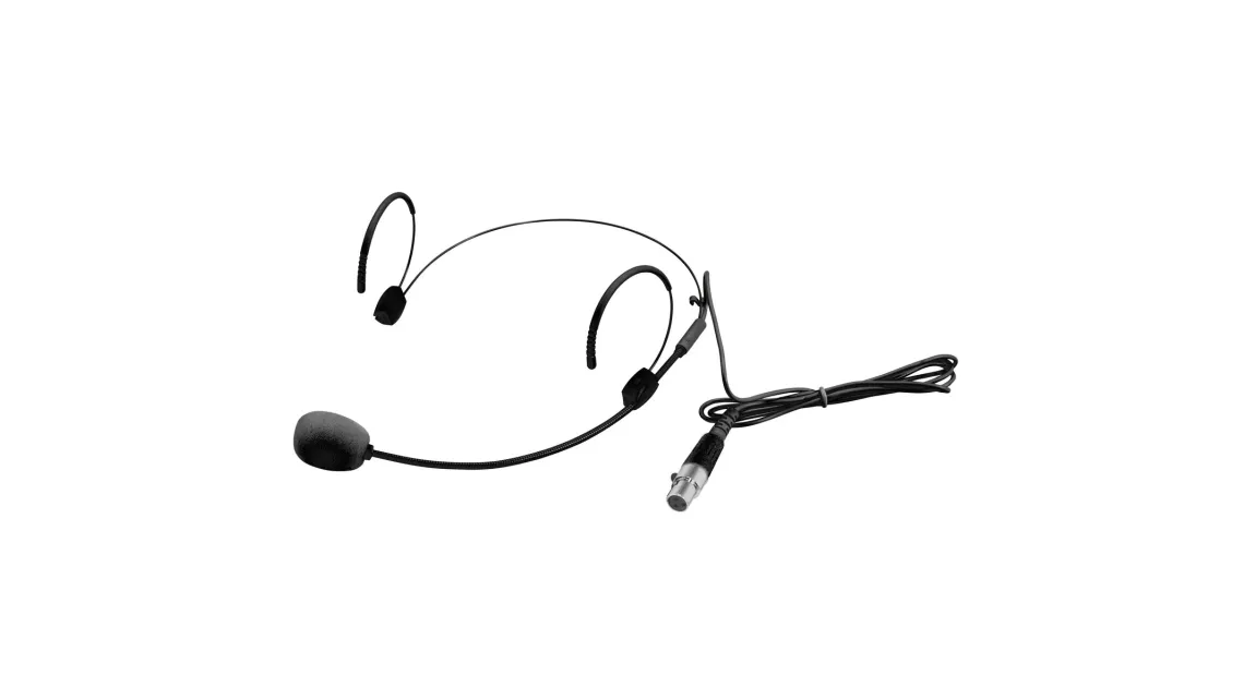 Omnitronic UHF-300 Kopfbügelmikrofon schwarz
