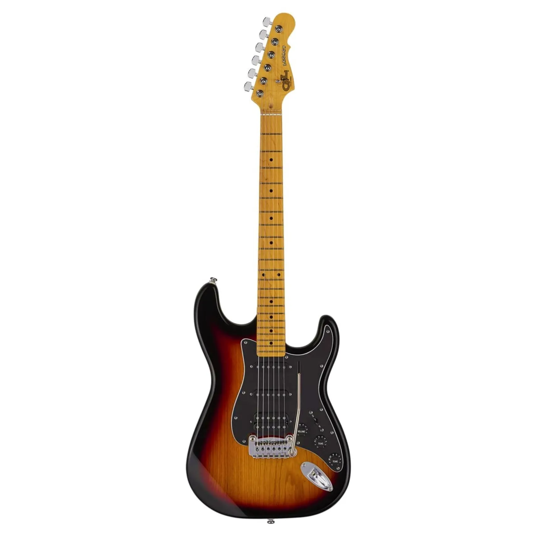 G&L Tribute Legacy HSS 3-Tone-Sunburst