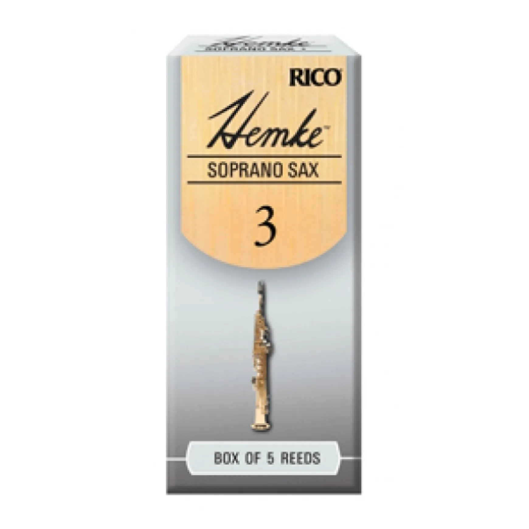 Rico Hemke Sopran-Saxophon 3 5er Box RHKP5SSX300