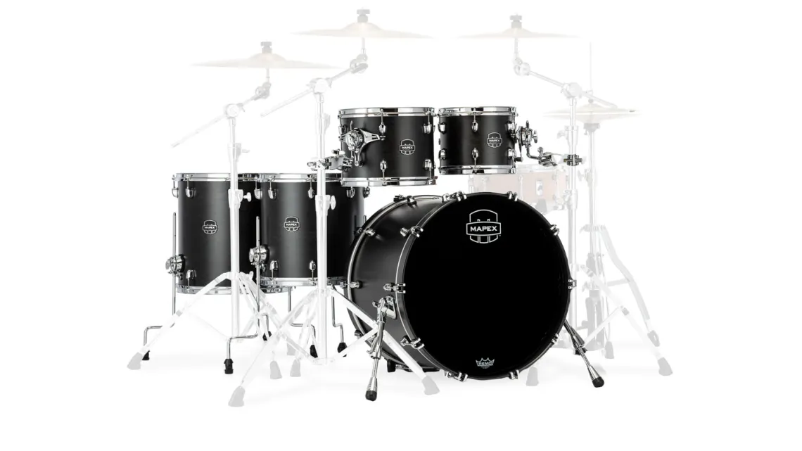 Mapex Saturn Studioease Shellset Satin Black FB