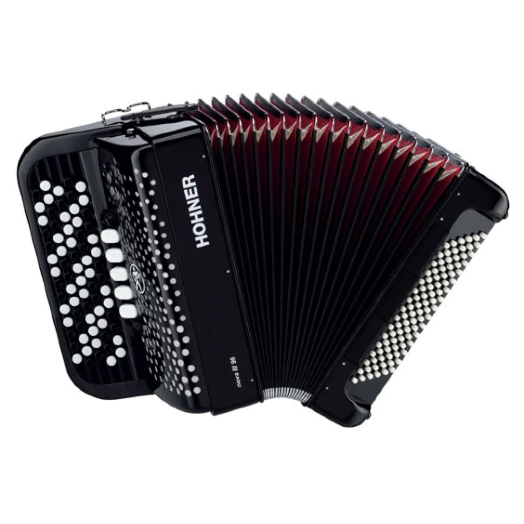 Hohner Knopfakkordeon NOVA III 96 rot C-Griff