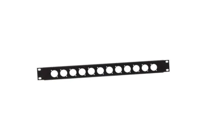 Adam Hall U-Rackblende 1 HE mit 12 Bohrungen