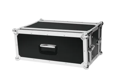 Roadinger Effektrack CO DD, 4HE, 24cm tief, schwarz