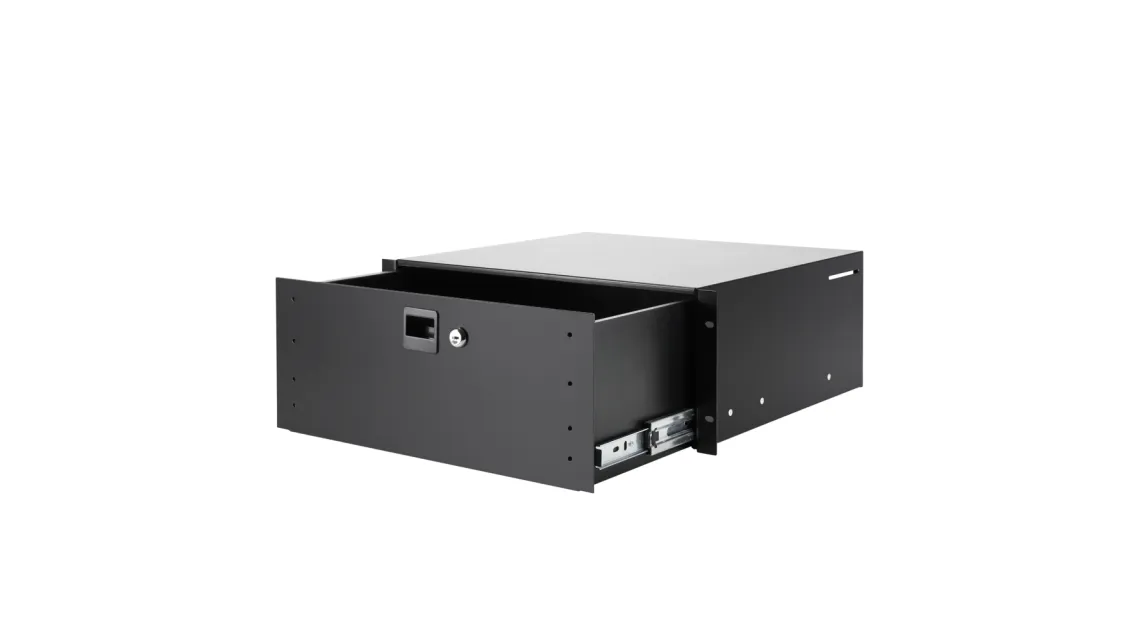 Adam Hall 87404A Rackschublade Alu 4 HE
