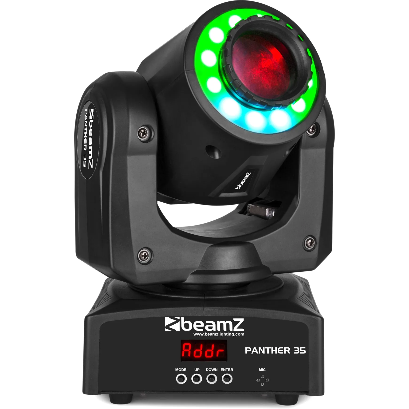 beamZ PANTHER 35 LED Spot Moving Head mit LED Ring