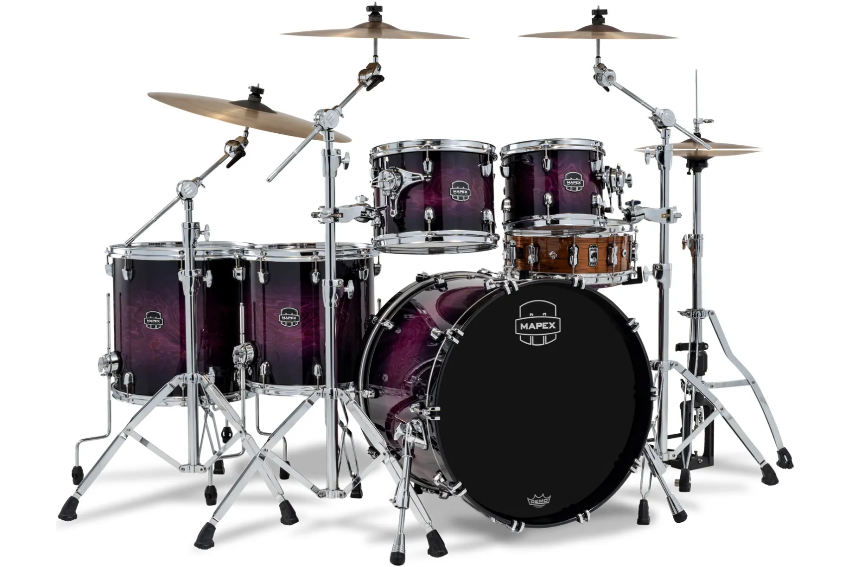 Mapex Saturn VI Studioease Shellset Royal Purple Burst