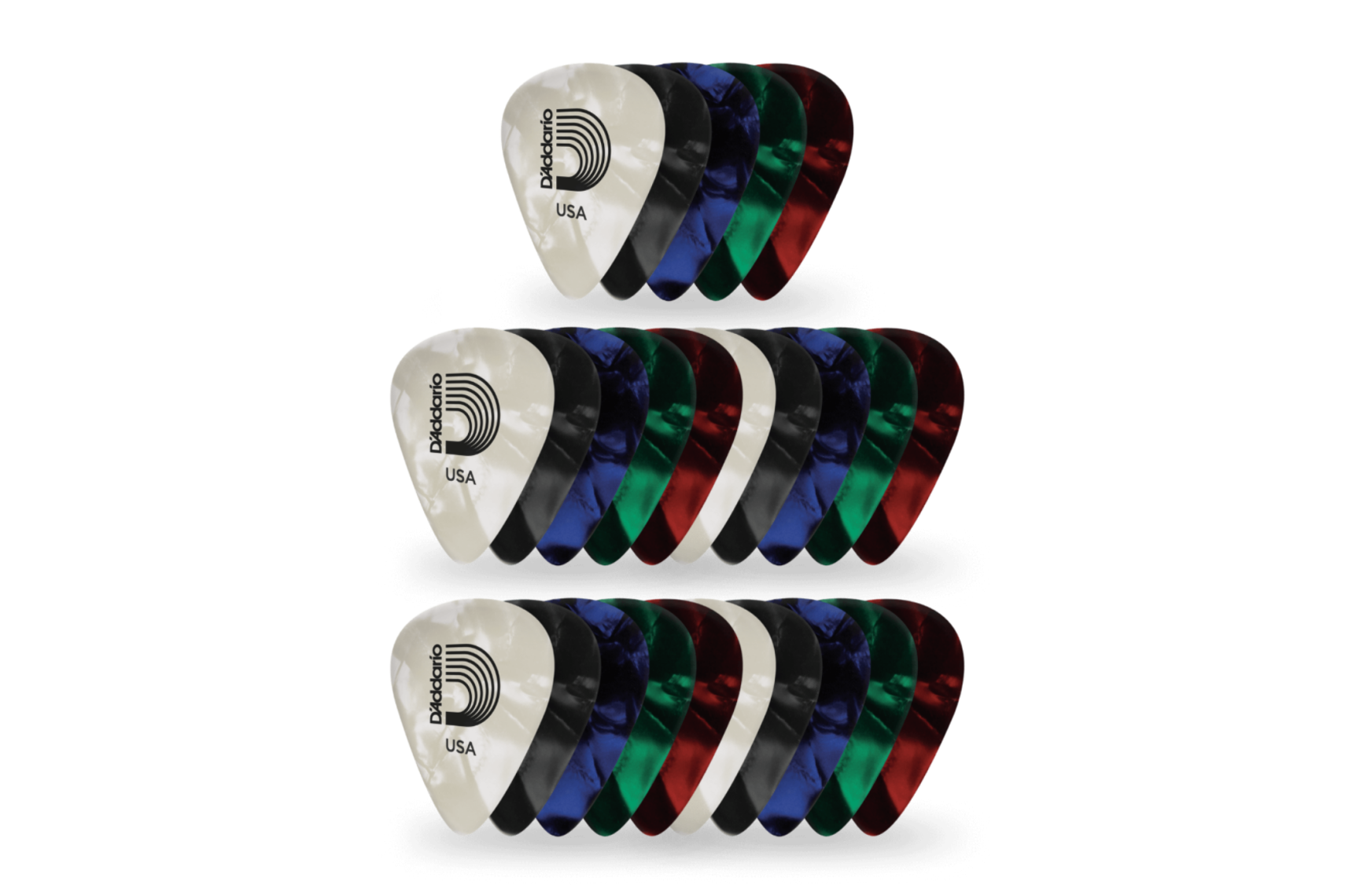 Daddario Classic Pearl Plektren 0.50 mm