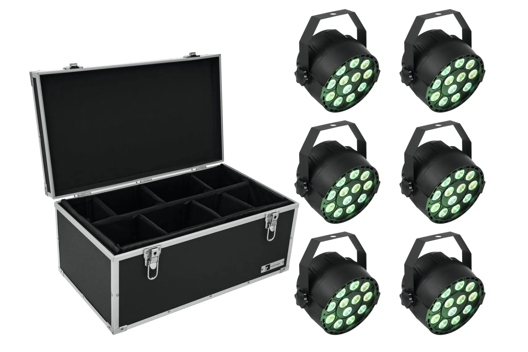 Eurolite Set 6x LED PARty TCL Spot + Case TDV-1