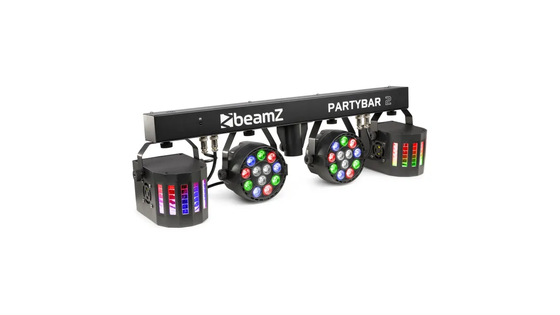 beamZ PARTYBAR2 mit 2x PAR + 2x Derby