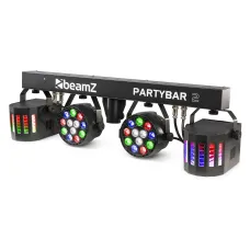 beamZ PARTYBAR2 mit 2x PAR + 2x Derby
