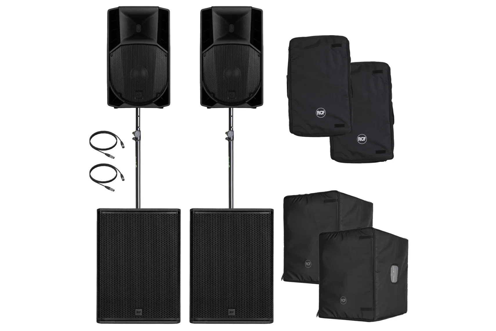 RCF ART1518 ClubXL Bundle Set mit Taschen