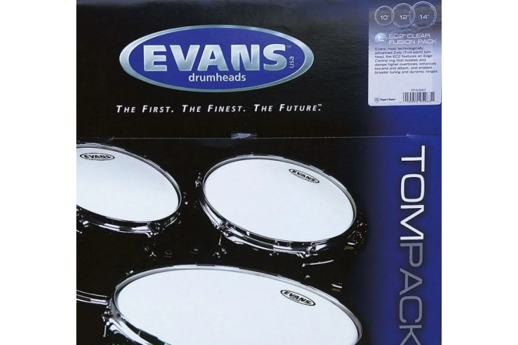 Evans EC2S Studio Set Frosted