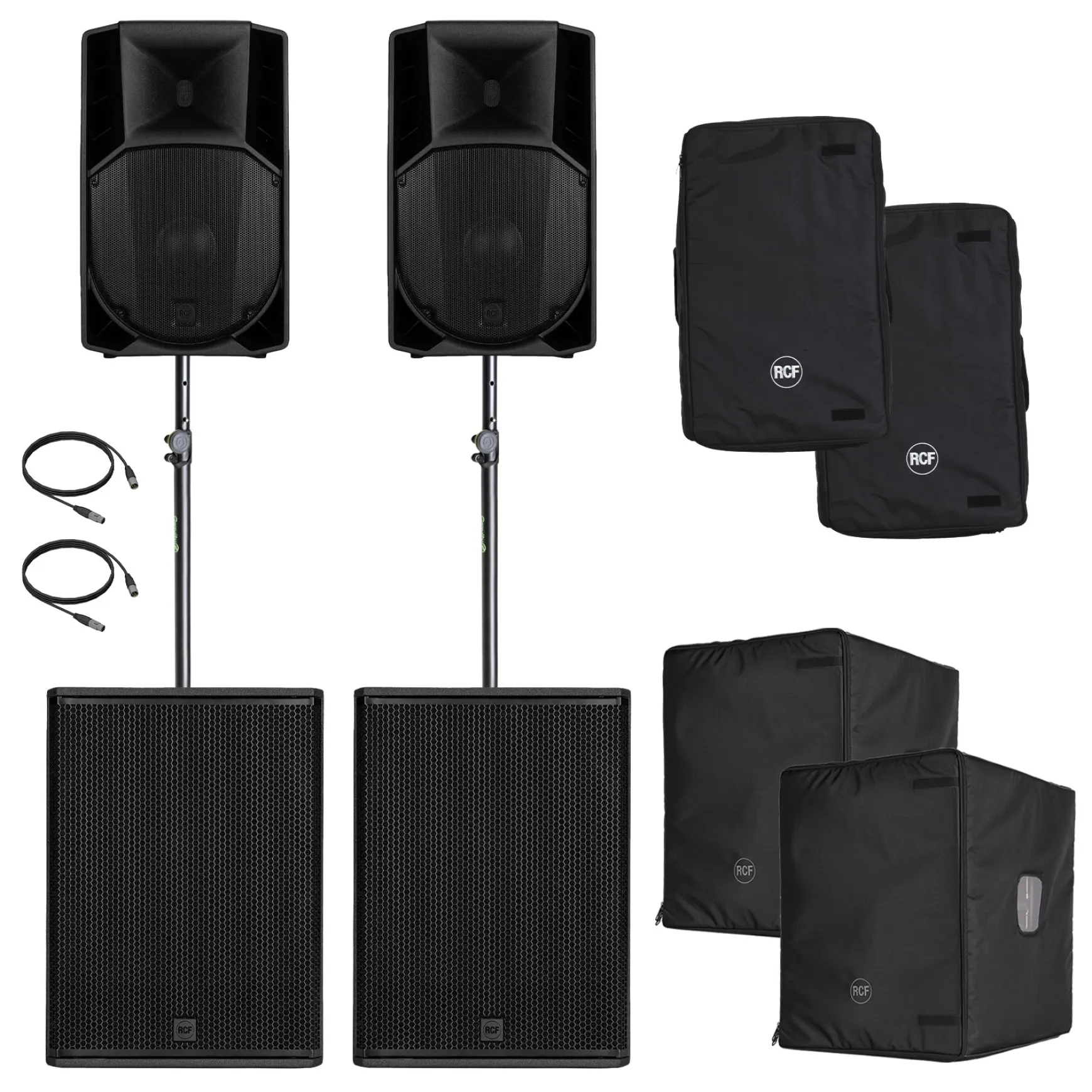 RCF ART1518 ClubXL Bundle Set mit Taschen