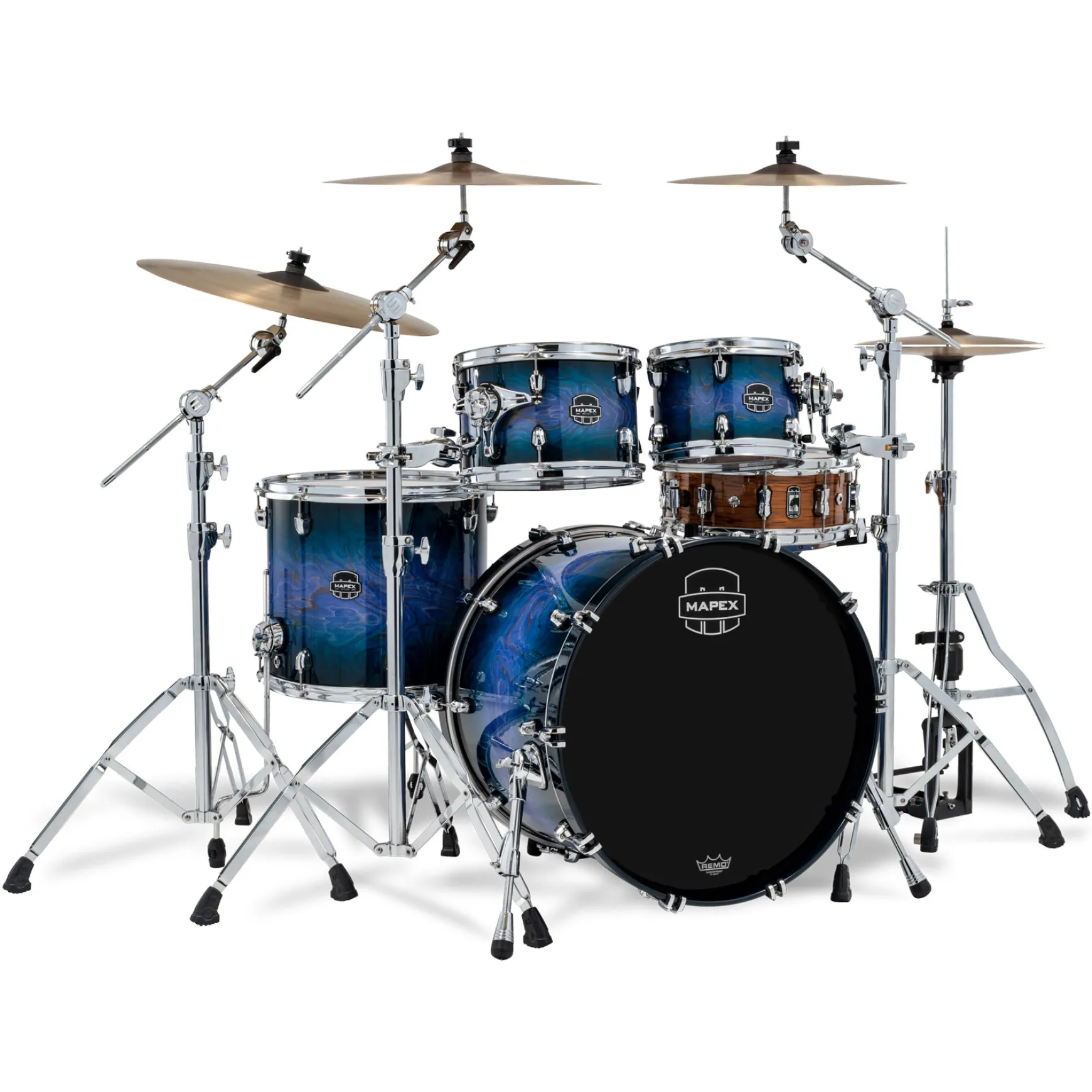 Mapex Saturn VI Stage Shellset Cobalt Burst