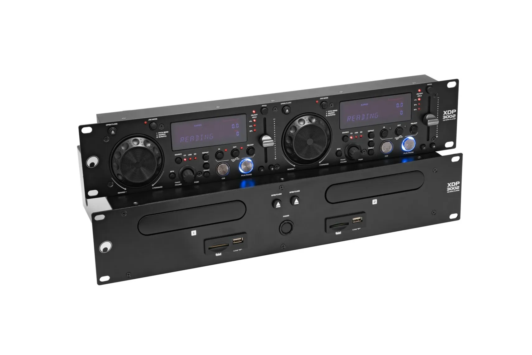 Omnitronic XDP-3002 Dual-CD-/MP3-Player USB SD