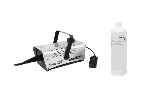 Eurolite Set Snow 3001 Schneemaschine + Schneefluid 1l