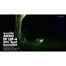 Eurolite Set 4x AKKU IP UP-4 QCL Spot QuickDMX + Case