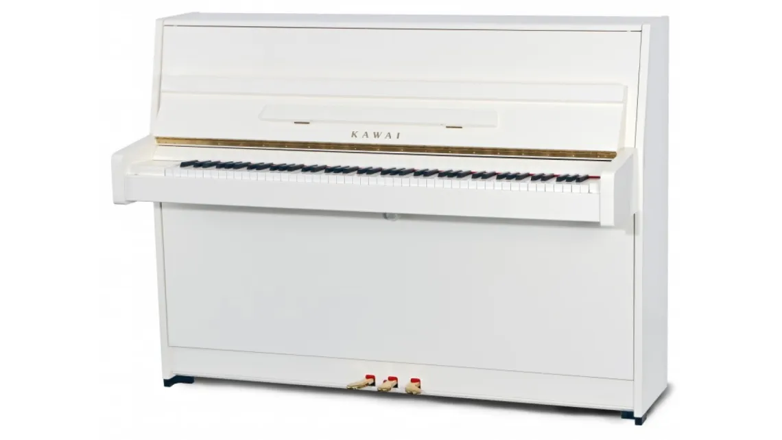 Kawai Klavier K15 Weiss hochglanz