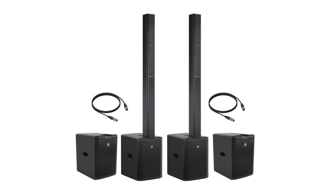 LD Systems MAUI 28 G3 Power Bundle Set schwarz