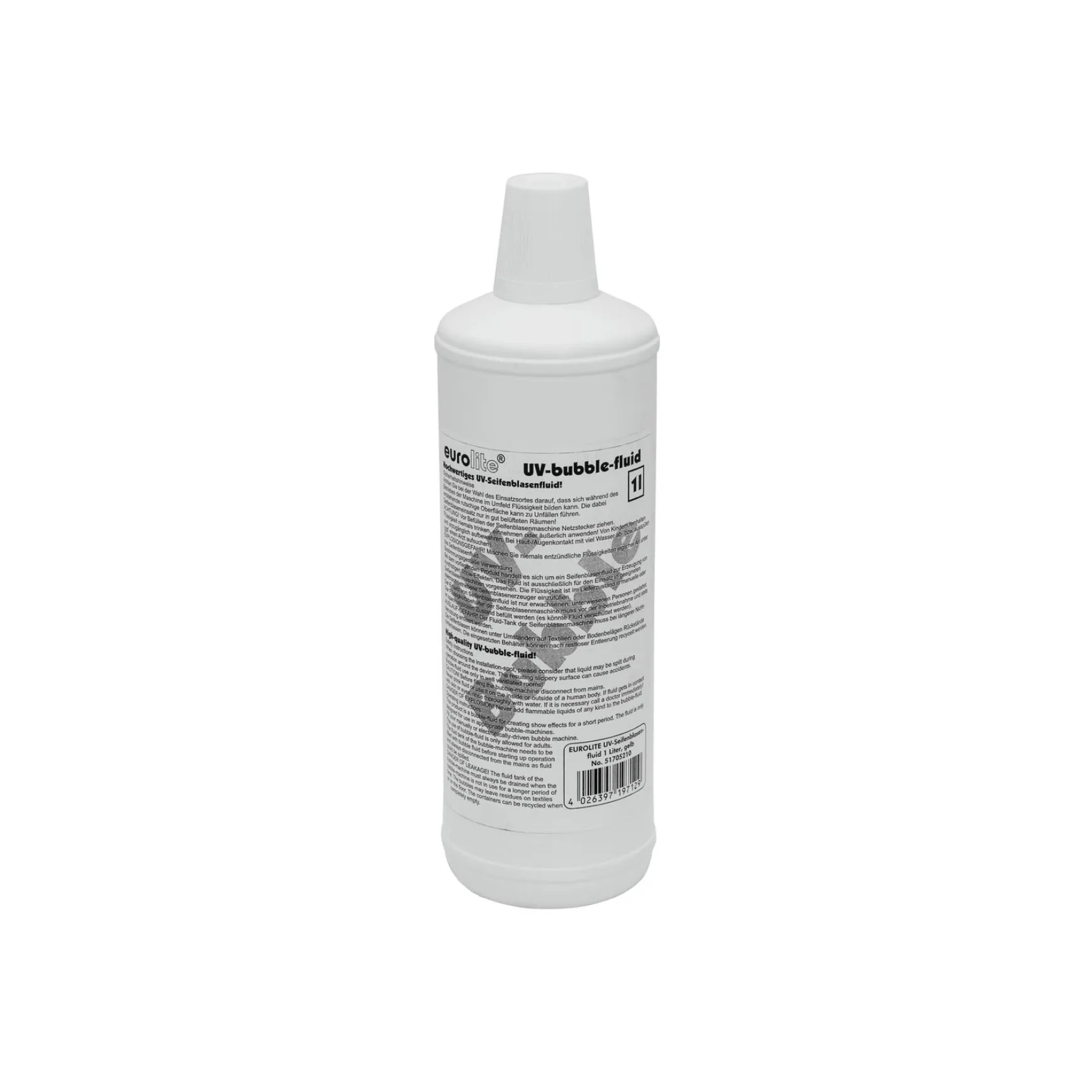 Eurolite UV-Seifenblasenfluid 1l gelb