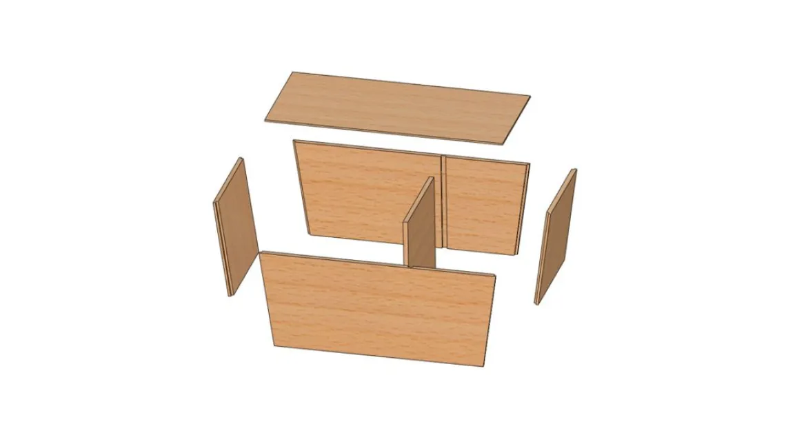 Meinl MYO-BCAJ Bongo Cajon Bausatz