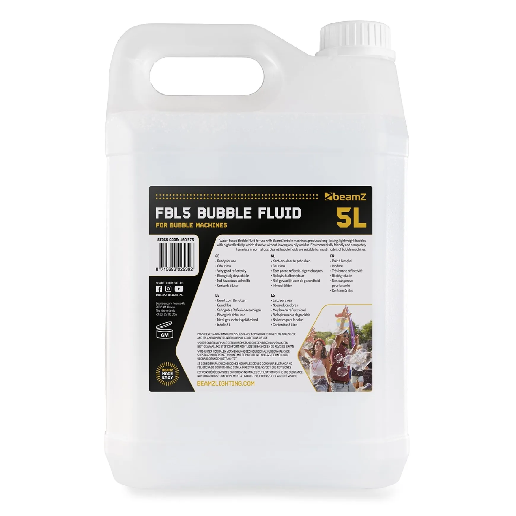 Bubble Fluid 5L FBL5 BeamZ