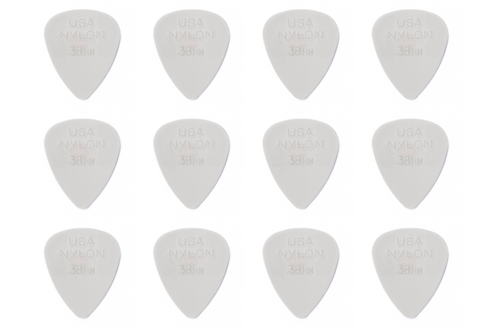 Dunlop Nylon Standard 0,38 mm - 12er Pack