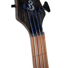CORT B4 Element Fretless E-Bass Open Pore Trans Black