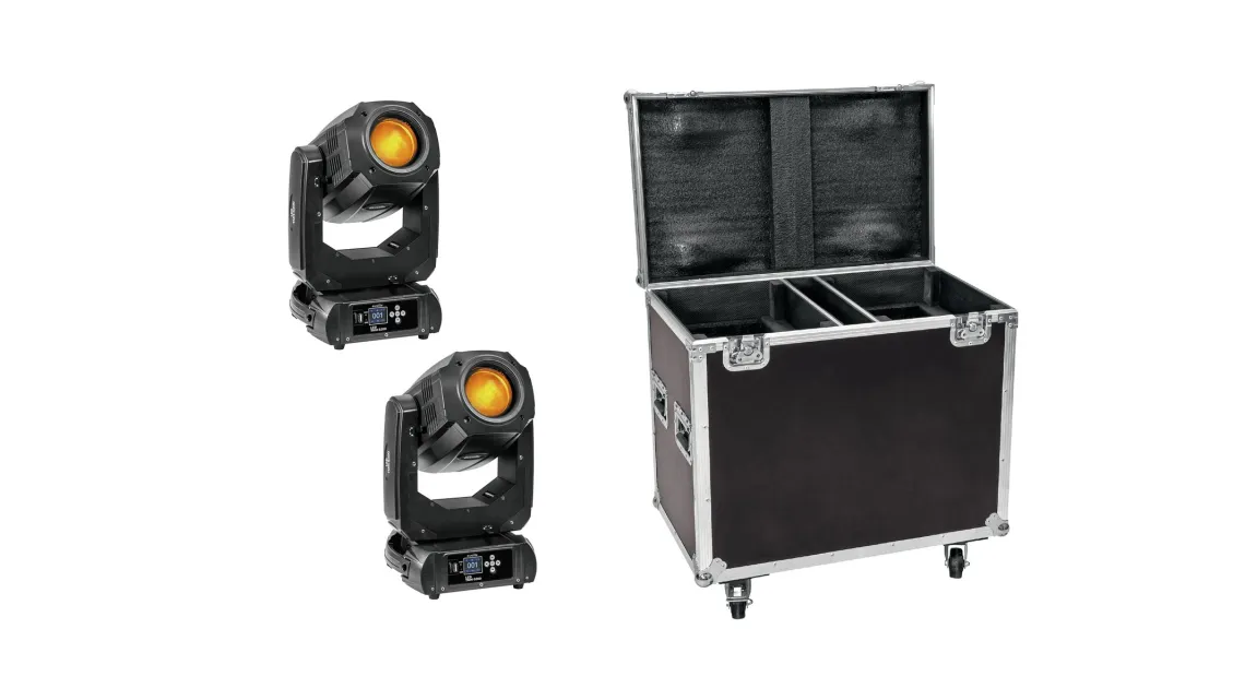 Eurolite Set 2x LED TMH-S200 + Case