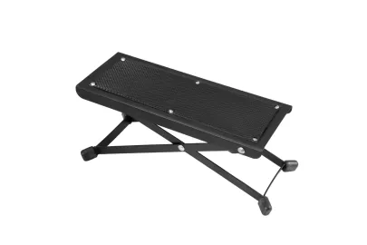 Dimavery Gitarrenfußbank schwarz