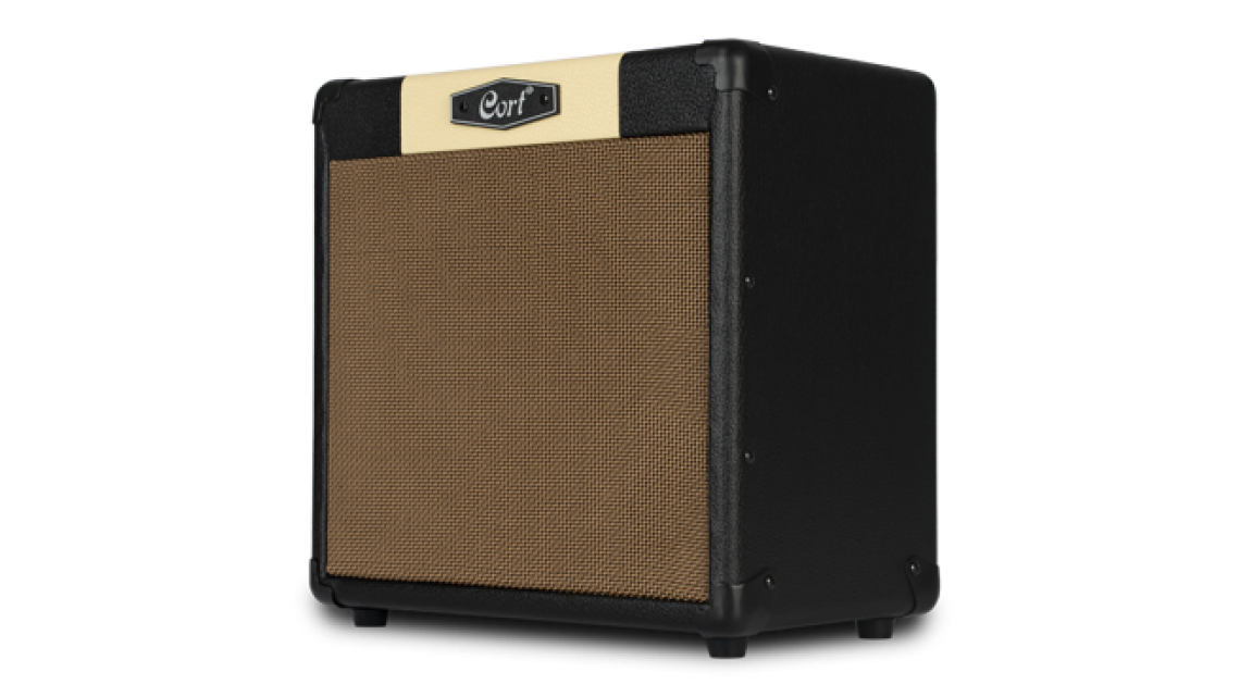 Cort G110 Open Pore Black Cherry mit E-Gitarren Combo