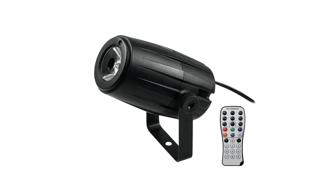 Eurolite Set Spiegelkugel 20cm mit Motor + LED PST-5 QCL Spot sw 