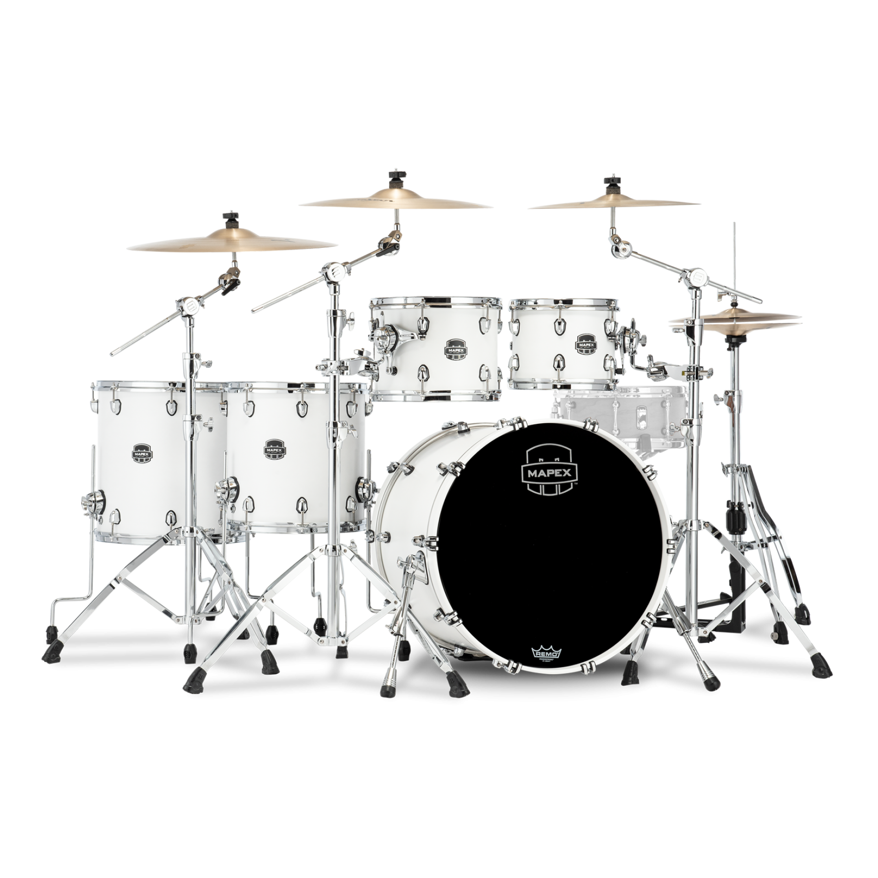 Mapex Saturn Studioease Shellset Satin White RM