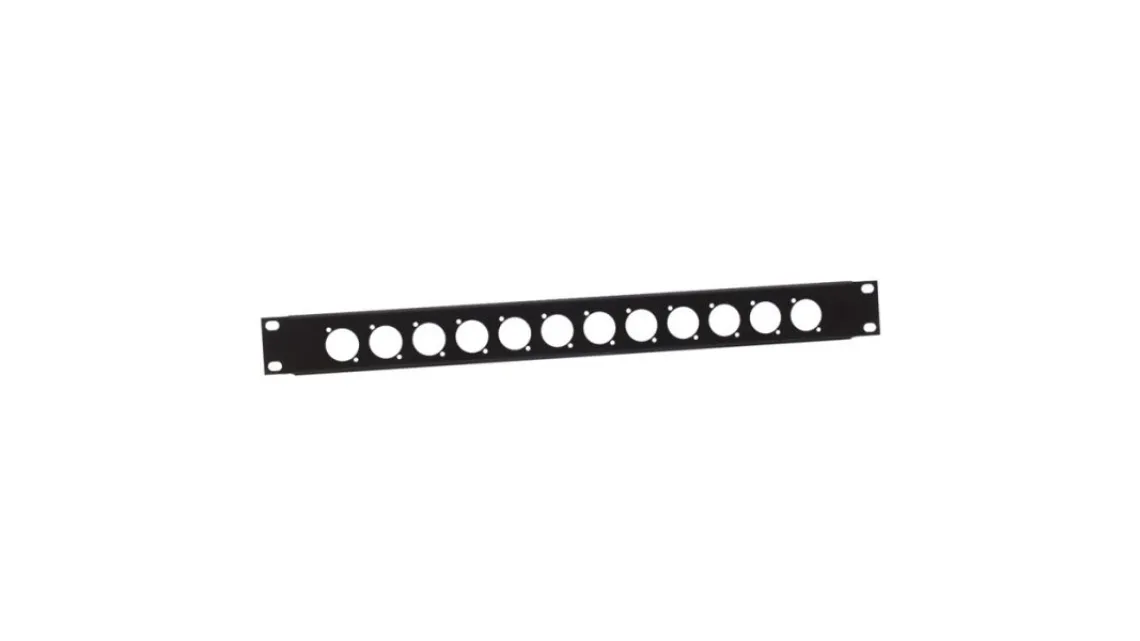 Adam Hall U-Rackblende 1 HE mit 12 Bohrungen