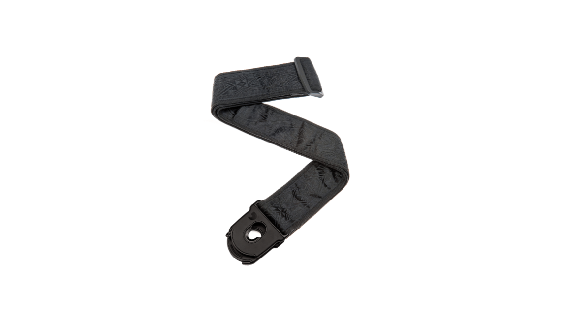 Daddario 50PLB01 Planet Lock Gitarrengurt Black Satin