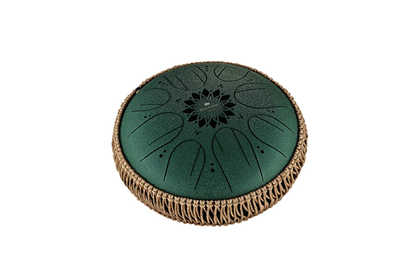 Meinl Sonic Energy Medium Octave Steel Tongue Drum 10" Dark Green