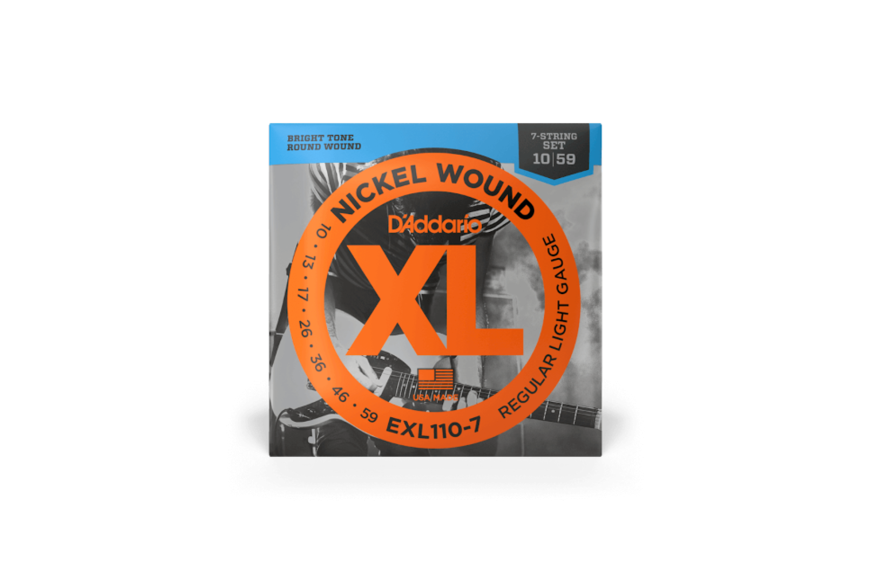 Daddario EXL110-7 Saitensatz für 7-Saiter E-Gitarre